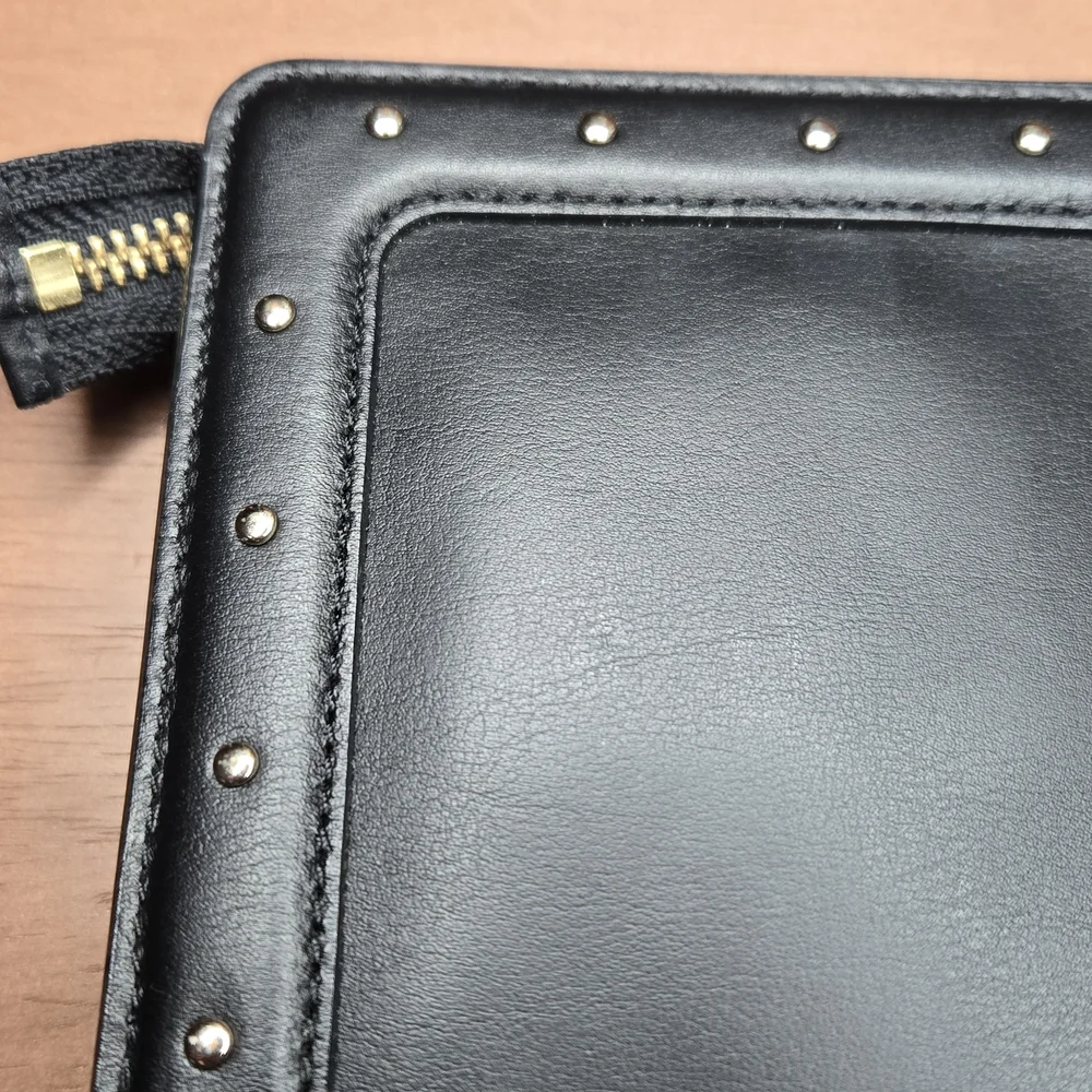 Kate Spade Yulie Helena Street Wristlet Black Studded WLRU2383 NWT